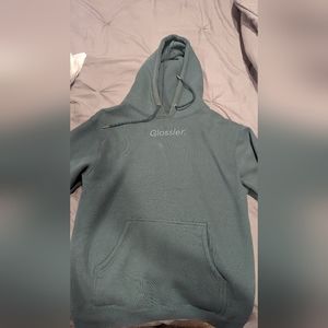 Limited Edition Glossier Hoodie in Soft Sage